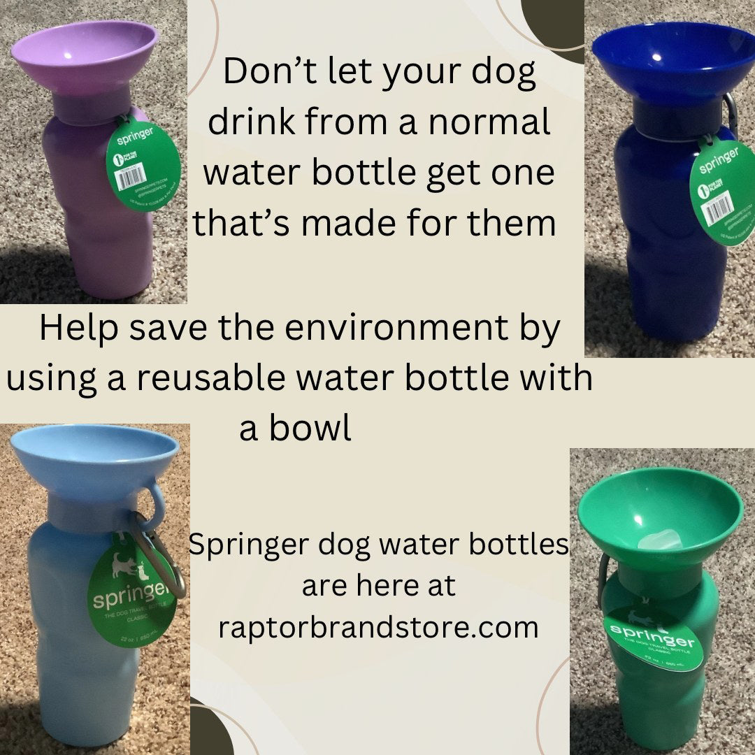 Get your dog a water bottle just for them